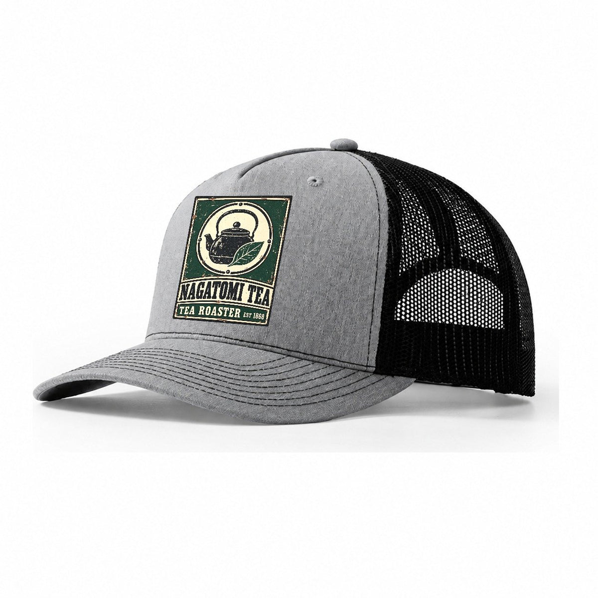 Nagatomi Tea Roasters Noren Trade Co Trucker Hat – Sport Grey Black