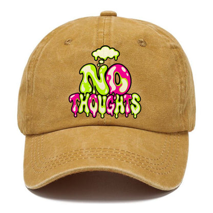 No Thoughts Crazy Styles Classic Cap – Golden Harvest