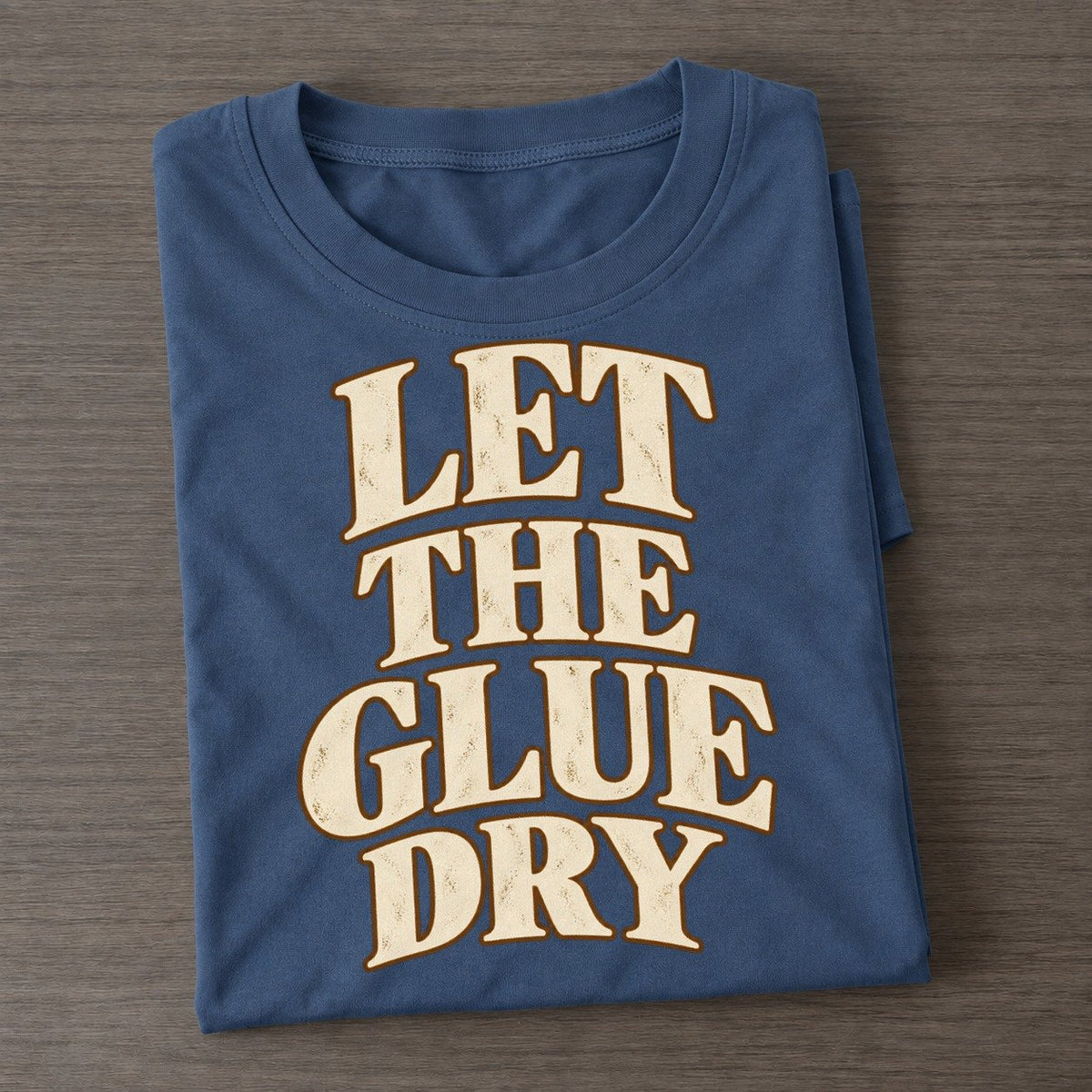 Let The Glue Dry Character Club Classic T-shirt – Twilight Navy
