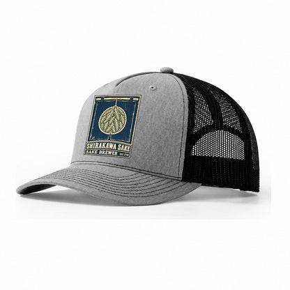 Shirakawa Sake Brewery Noren Trade Co Trucker Hat – Sport Grey Black
