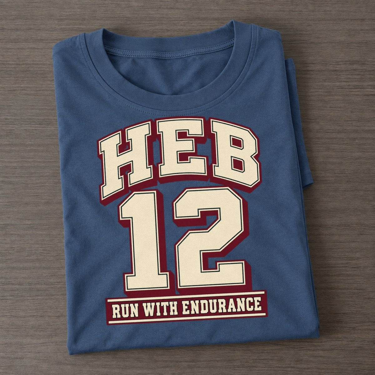 Hebrews 12 Varsity Chapel Varsity Classic T-shirt – Twilight Navy
