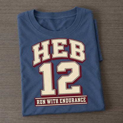 Hebrews 12 Varsity Chapel Varsity Classic T-shirt – Twilight Navy