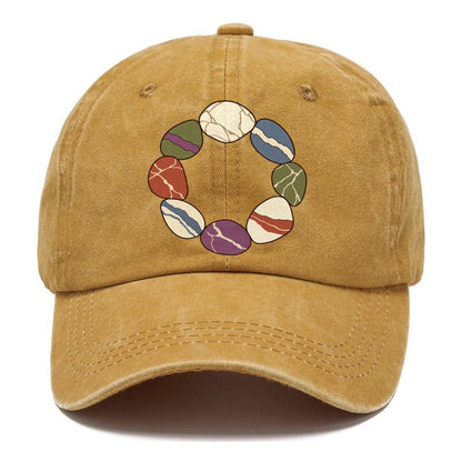 Tumbled Stone Colour Wheel Rocks And Minerals Classic Cap – Golden Harvest