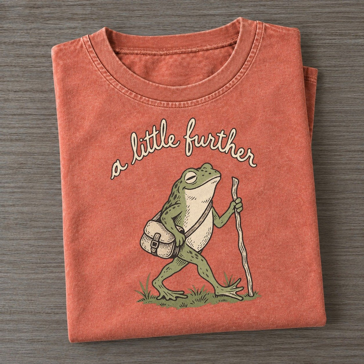 Satchel And Stick Pond Folk Vintage T-shirt – Terracotta