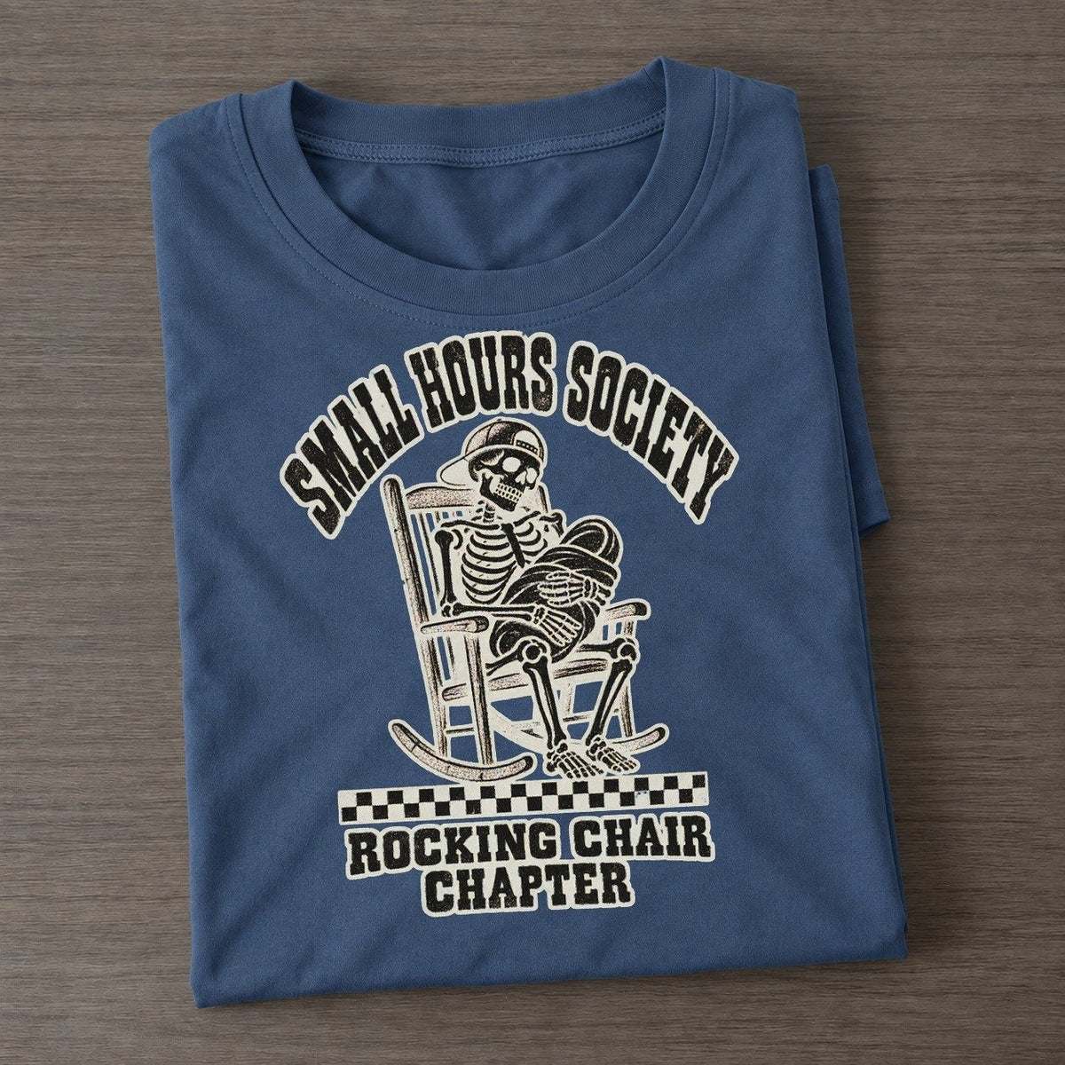 Rocking Chair Small Hours Society Classic T-shirt – Twilight Navy