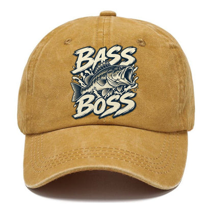 Bass Boss Fishing Elegant Classic Cap – Golden Harvest
