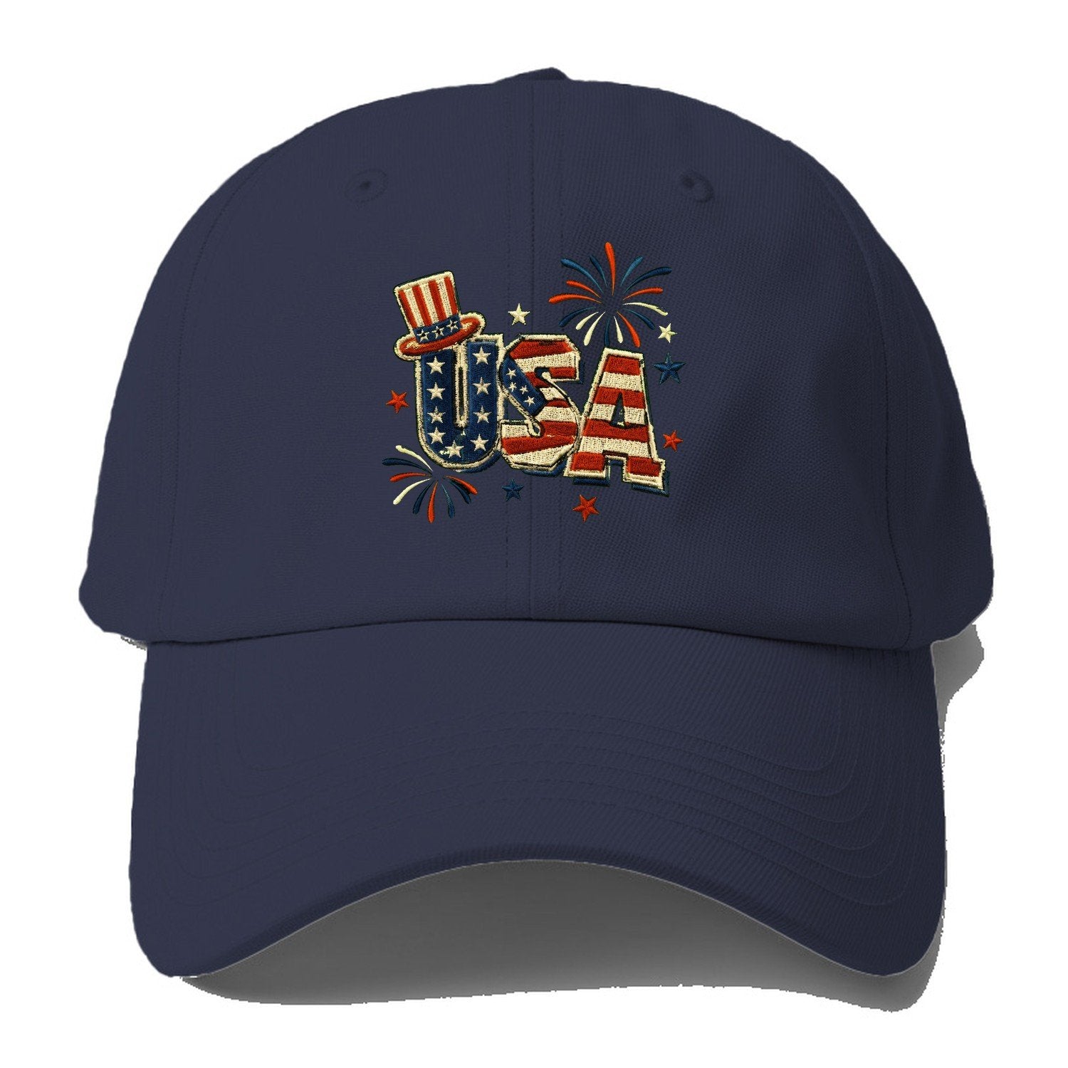Usa Embroidery Patch Baseball Cap – Twilight Navy