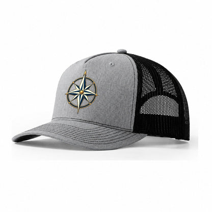 Northward Ring Quiet Wards Heritage Trucker Hat – Sport Grey Black