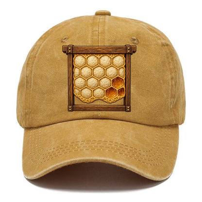 Capped Honey Frame Beekeeping Classic Cap – Golden Harvest