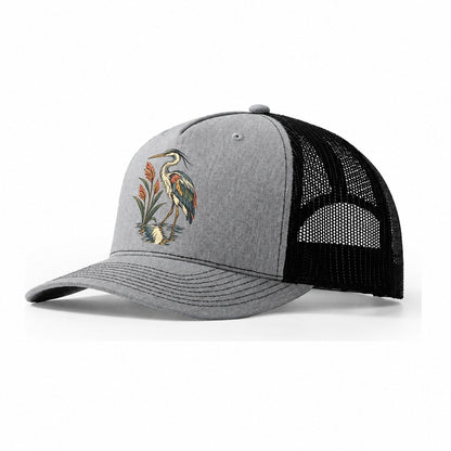 Heron Reed Mirror Gentle Wild Trucker Hat – Sport Grey Black