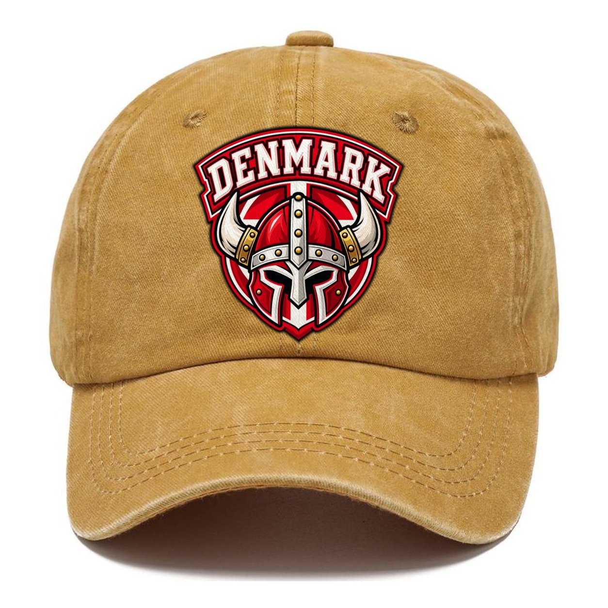 Denmark Retro Badge Country Logos Classic Cap – Golden Harvest