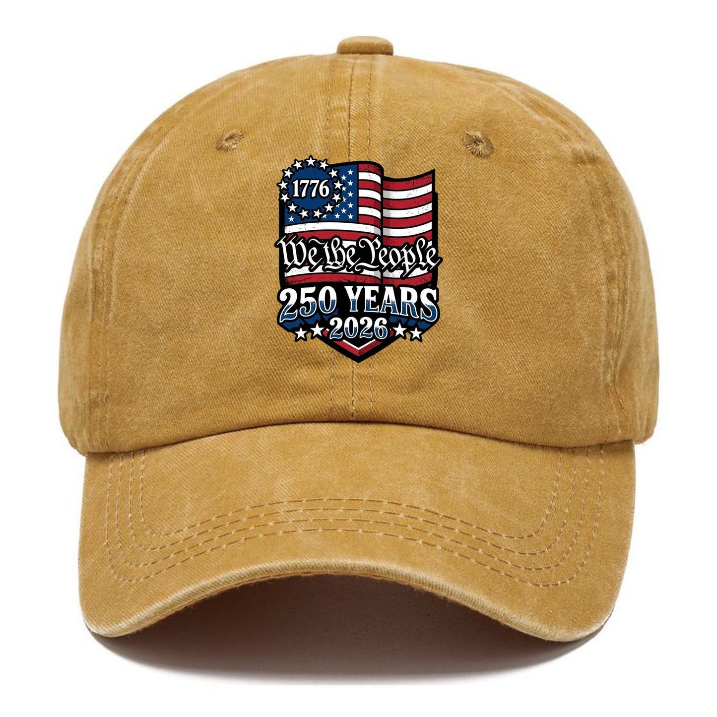 We The People Flag Classic Cap – Golden Harvest