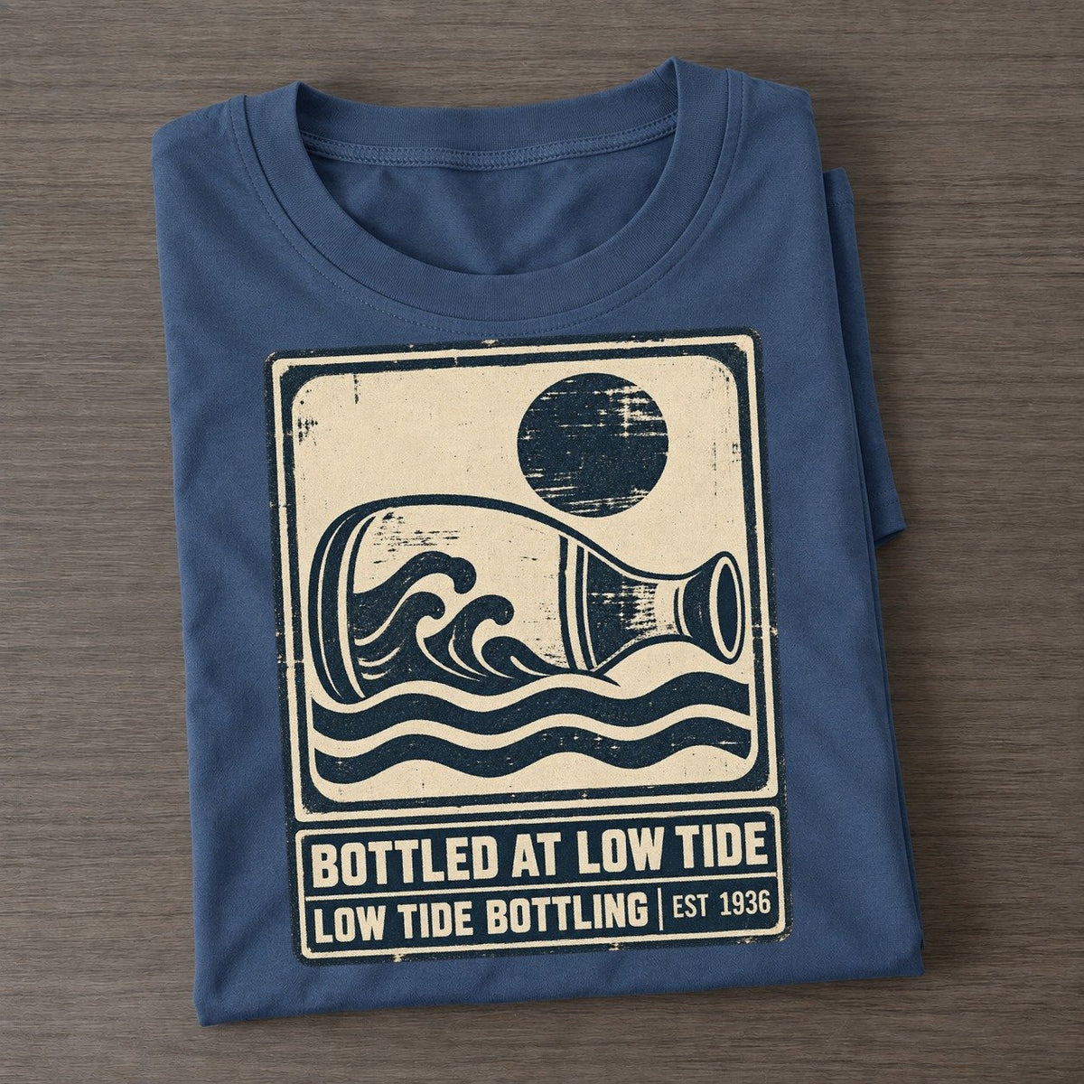 Low Tide Bottling Izakaya Rules Classic T-shirt – Twilight Navy