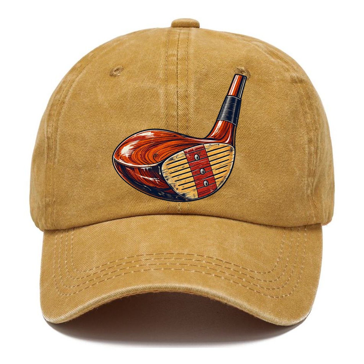 Vintage Club Head Golf Life Classic Cap – Golden Harvest