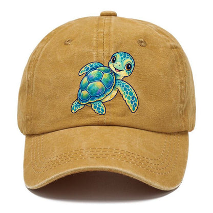 Sea Turtle Shell Turn Sea Sprite Classic Cap – Golden Harvest