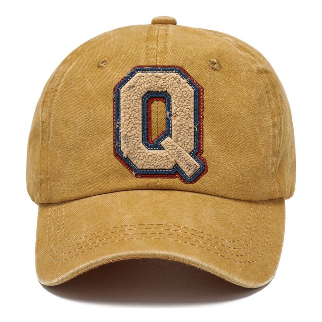 Varsity Chenille Q Monogram Classic Cap – Golden Harvest