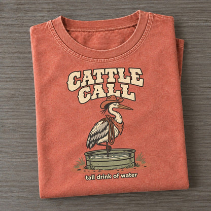 Cattle Call Cowboy Critters Vintage T-shirt – Terracotta