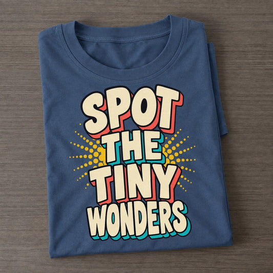 Spot The Tiny Wonders Classic T-shirt – Twilight Navy