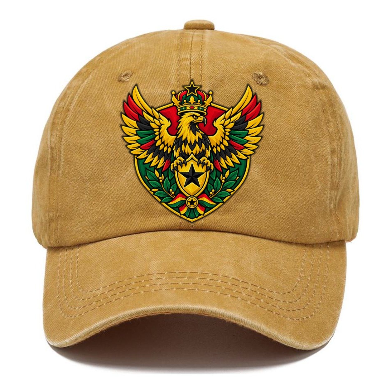 Ghana Heraldic Crest Country Logos Classic Cap – Golden Harvest