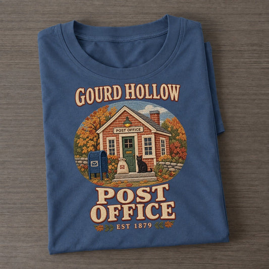 Post Office Gourd Hollow Classic T-shirt – Twilight Navy