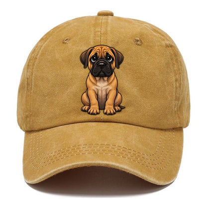 Bullmastiff Sitting Sweetheart Classic Cap – Golden Harvest