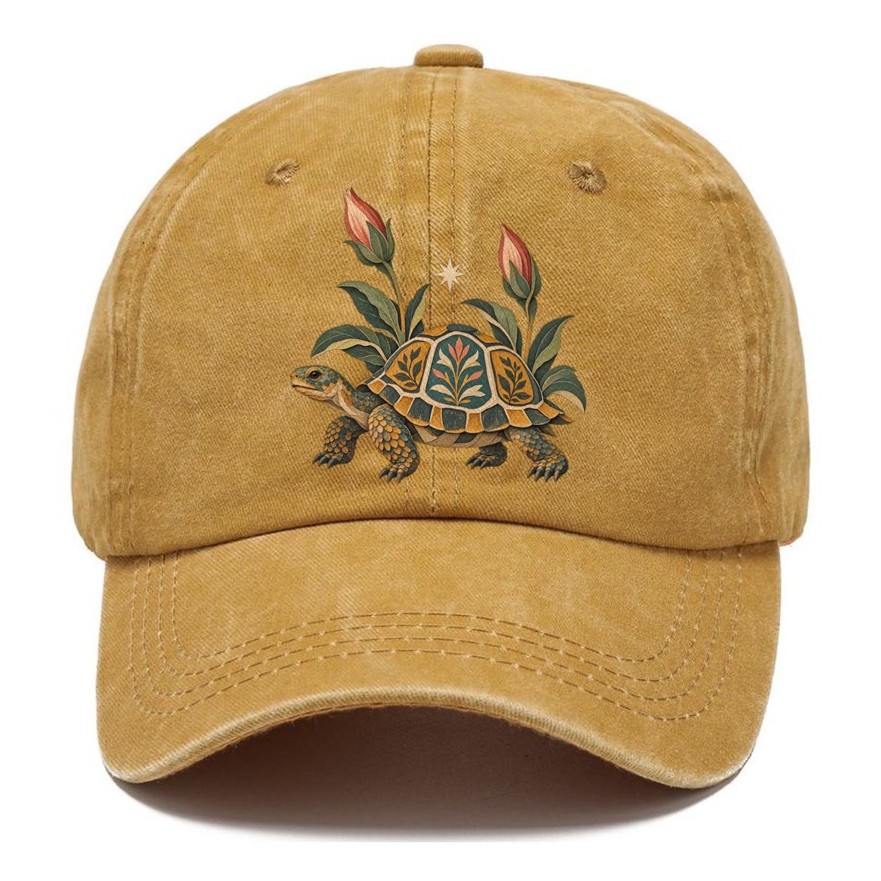 Tortoise Night Garden Gentle Wild Classic Cap – Golden Harvest
