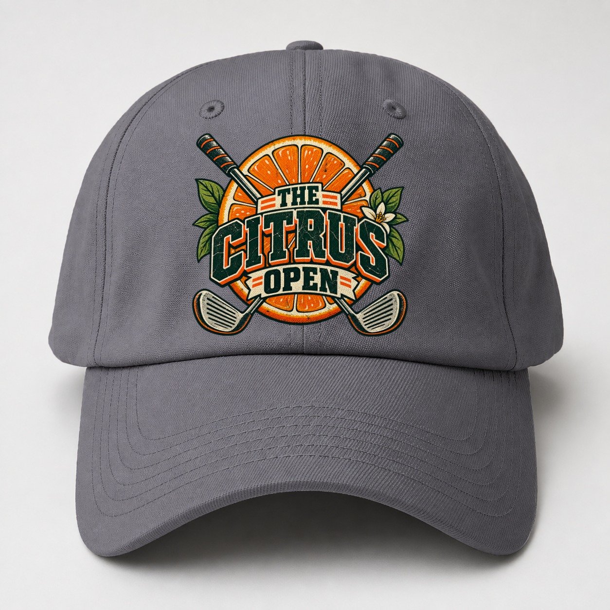 The Citrus Open Golf Life Baseball Cap – Grey