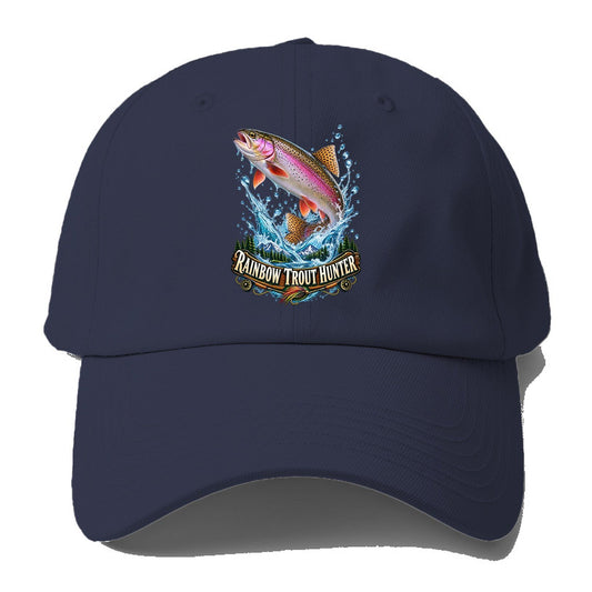 Rainbow Trout Hunter Baseball Cap – Twilight Navy
