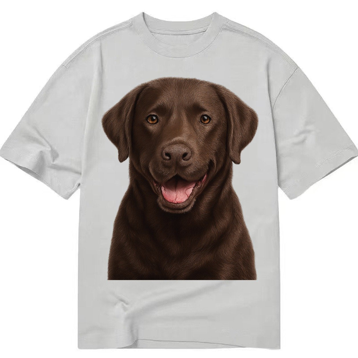 Labrador Friendly Family Classic T-shirt – Grey