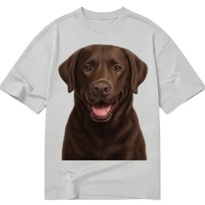 Labrador Friendly Family Classic T-shirt – Grey