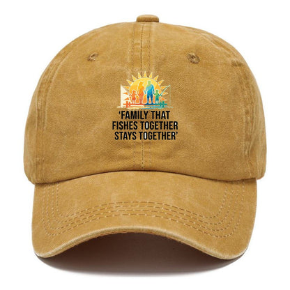 Family Fishes Together Classic Cap – Golden Harvest