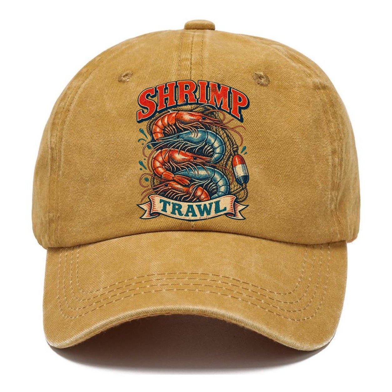 Shrimp Trawl Stack Fishing Club Classic Cap – Golden Harvest