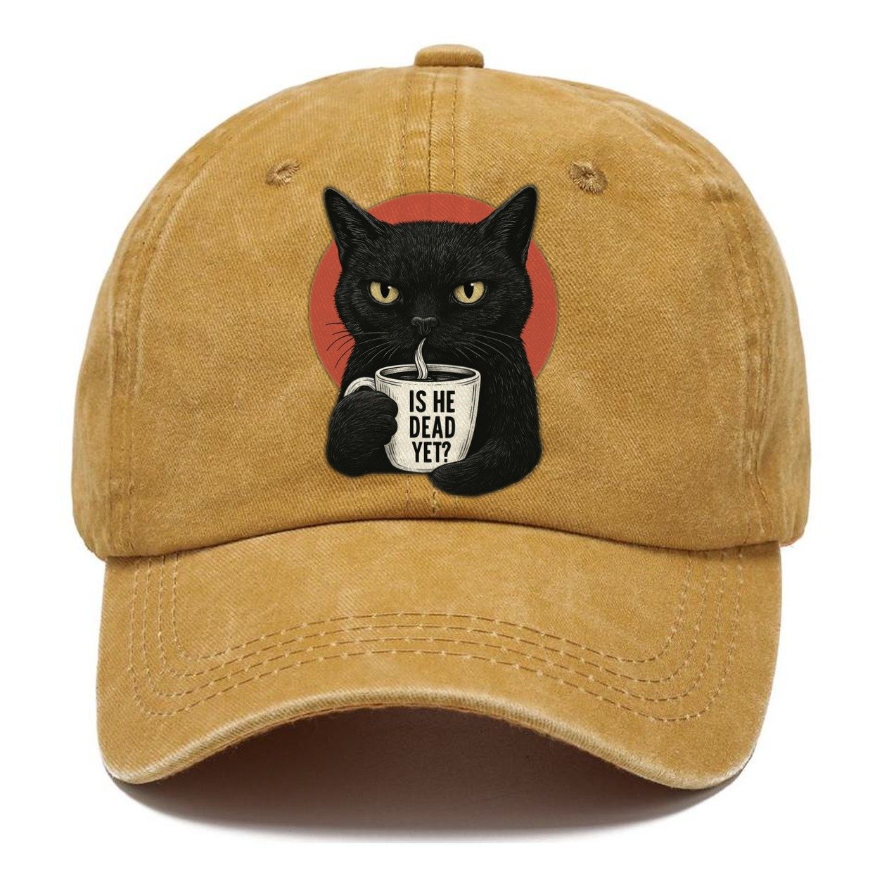 Is He Dead Yet Cat Classic Cap – Golden Harvest