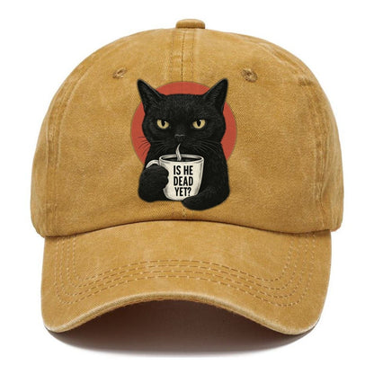 Is He Dead Yet Cat Classic Cap – Golden Harvest