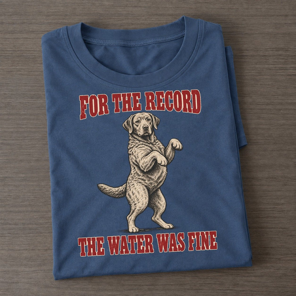 Chesapeake Bay Retriever Dog Declarations Classic T-shirt – Twilight Navy
