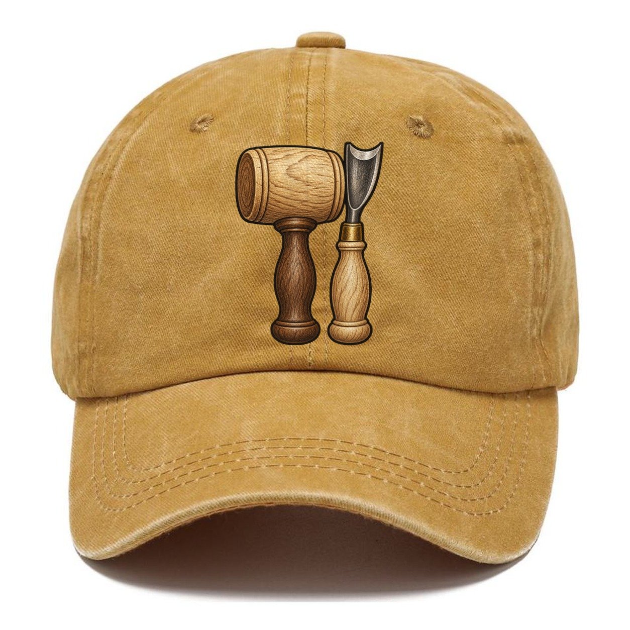 Carvers Mallet And Gouge Woodworking Classic Cap – Golden Harvest