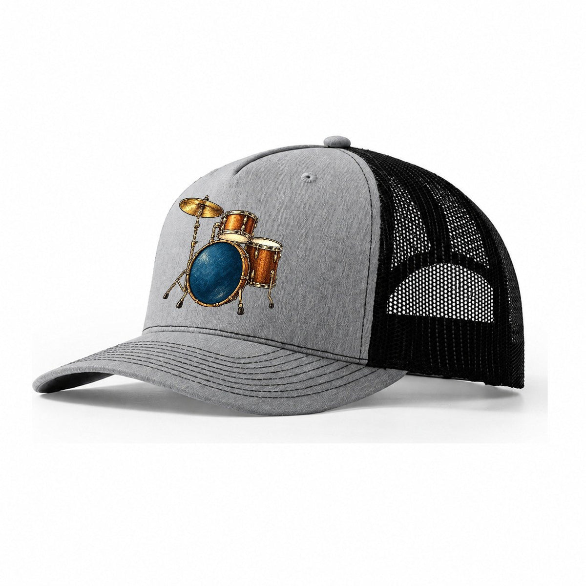 Compact Midnight Jazz Kit Pastimes Companions Trucker Hat – Sport Grey Black