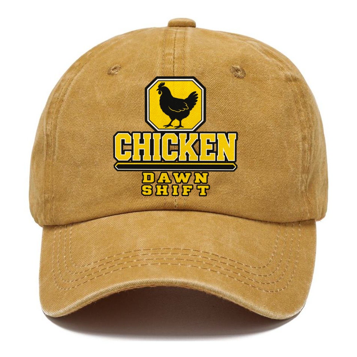 Chicken Dawn Shift Heavy Duty Classic Cap – Golden Harvest