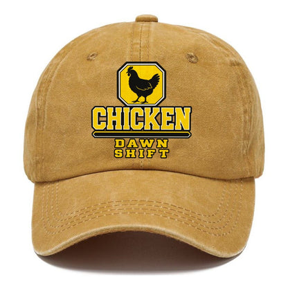 Chicken Dawn Shift Heavy Duty Classic Cap – Golden Harvest
