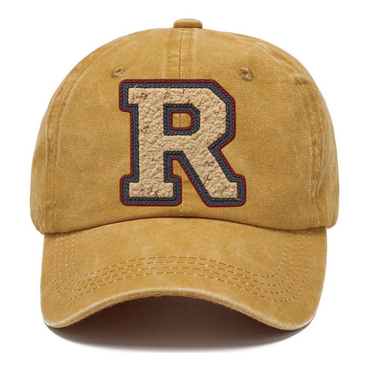Varsity Chenille R Monogram Classic Cap – Golden Harvest