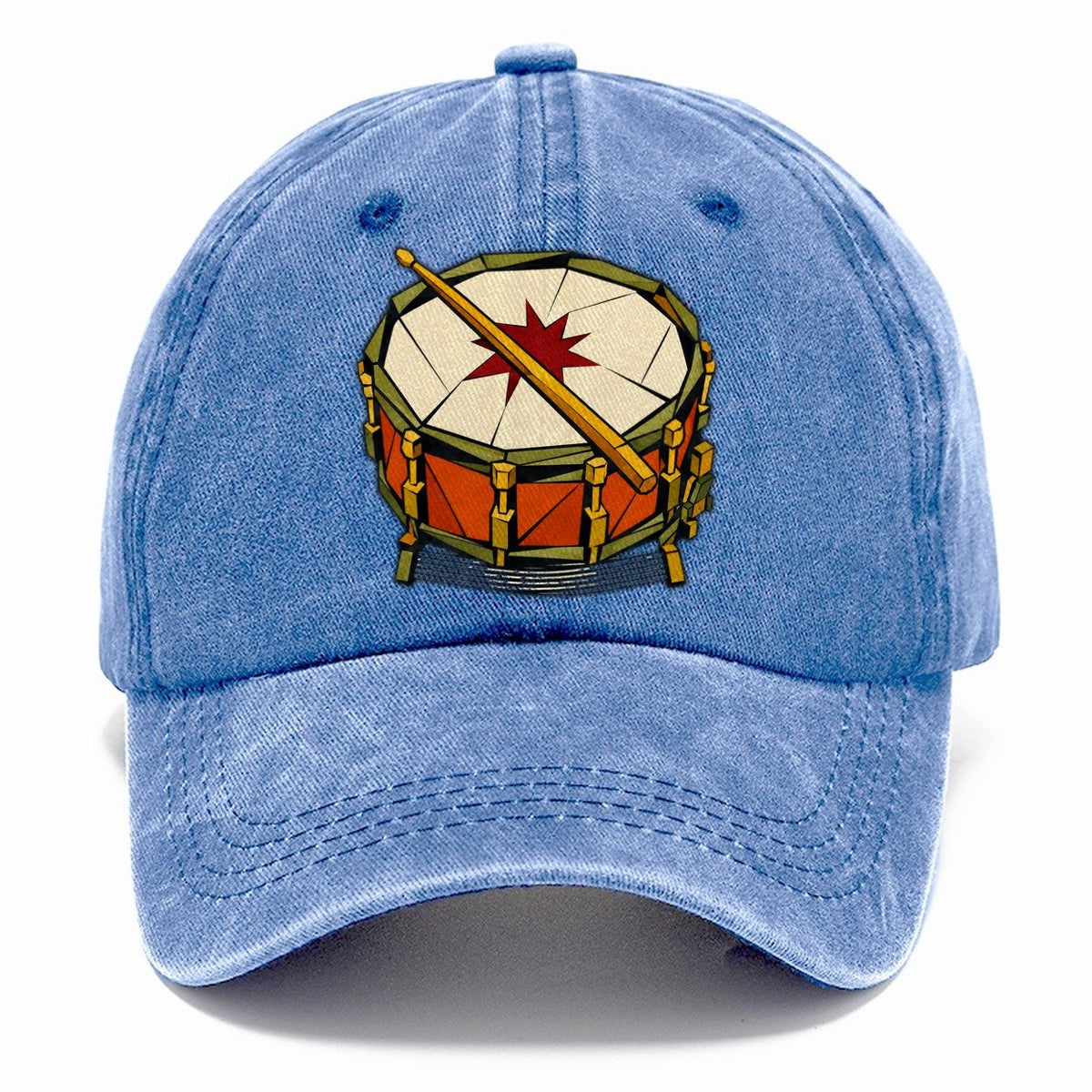 Snare Drum Close Up Classic Cap – Summer Sky