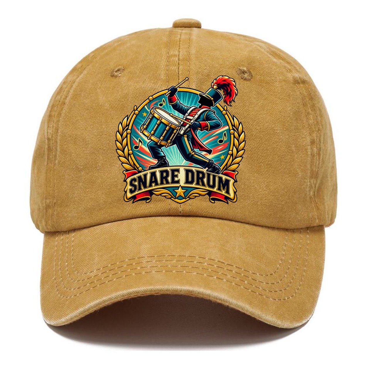 Snare Drum Crest Music Instruments Classic Cap – Golden Harvest