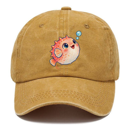 Pufferfish Bubble Bounce Sea Sprite Classic Cap – Golden Harvest