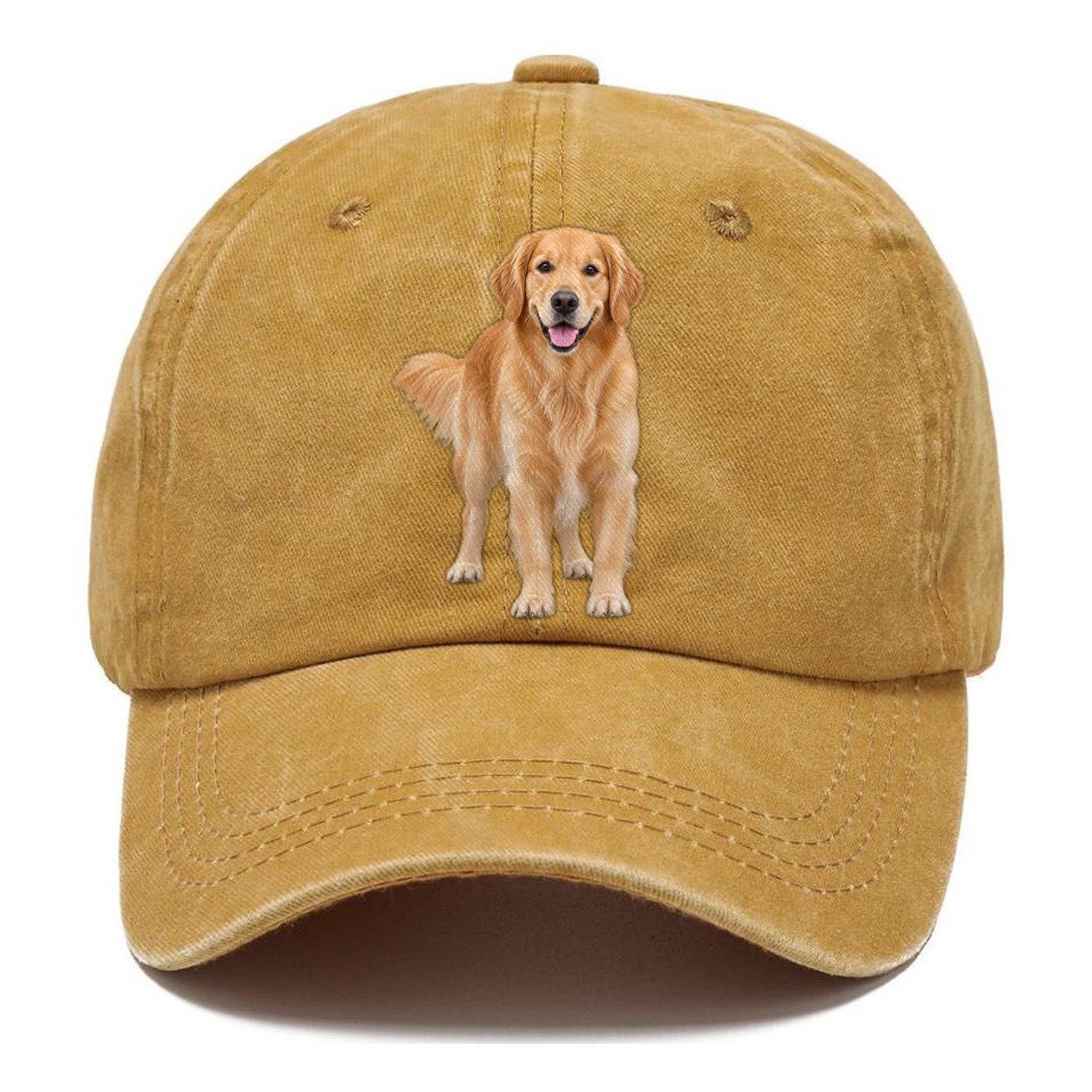 Golden Retriever Standing Top Breeds Classic Cap – Golden Harvest
