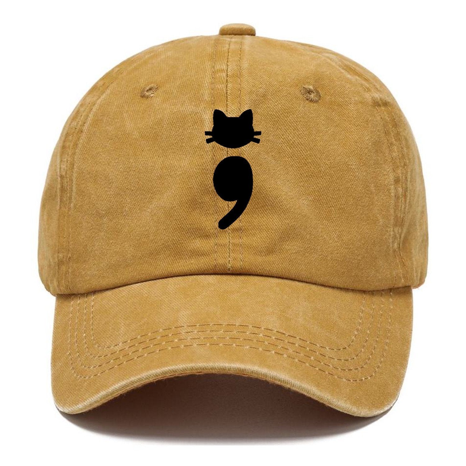 Black Cat Semicolon Classic Cap – Golden Harvest