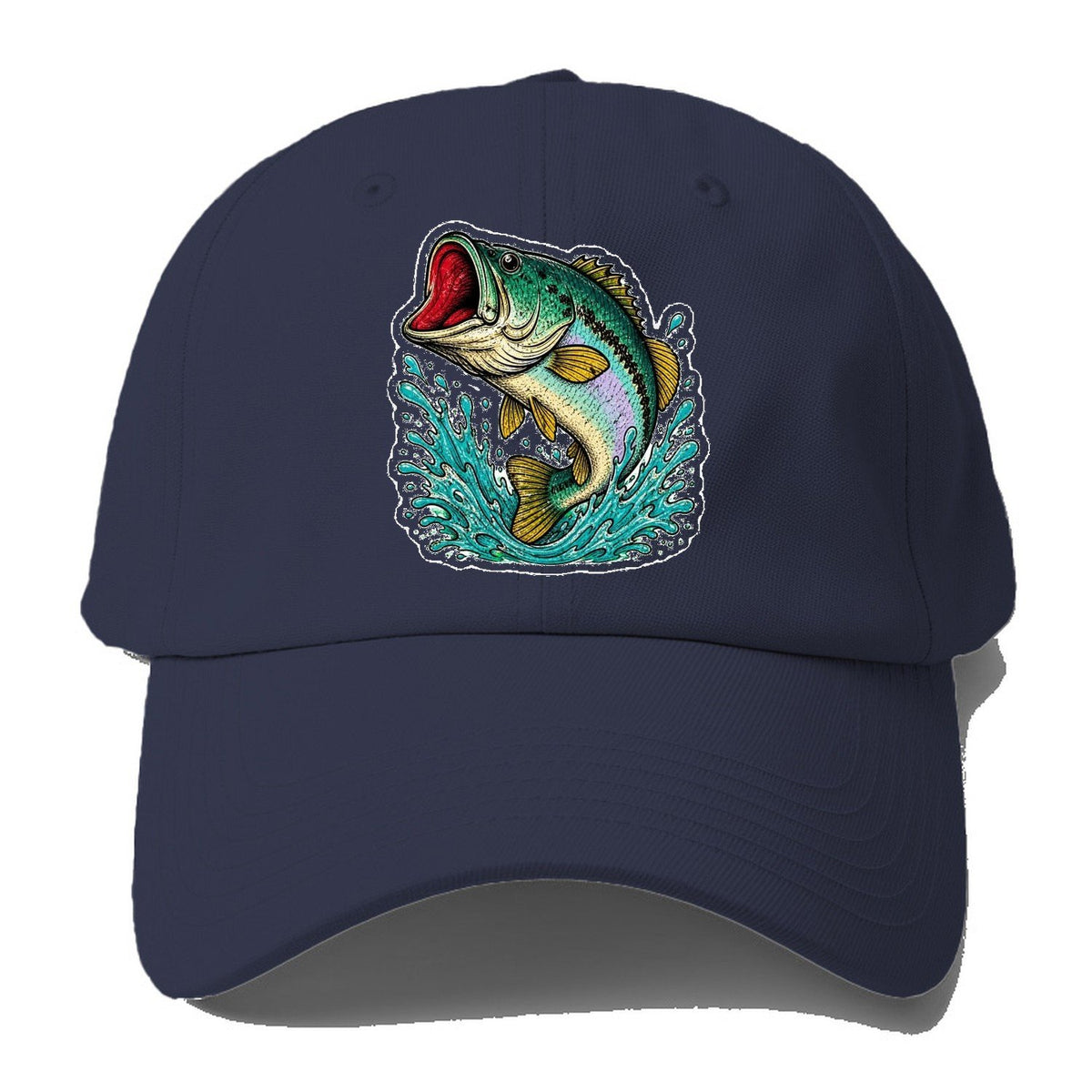 Fish Splash Baseball Cap – Twilight Navy