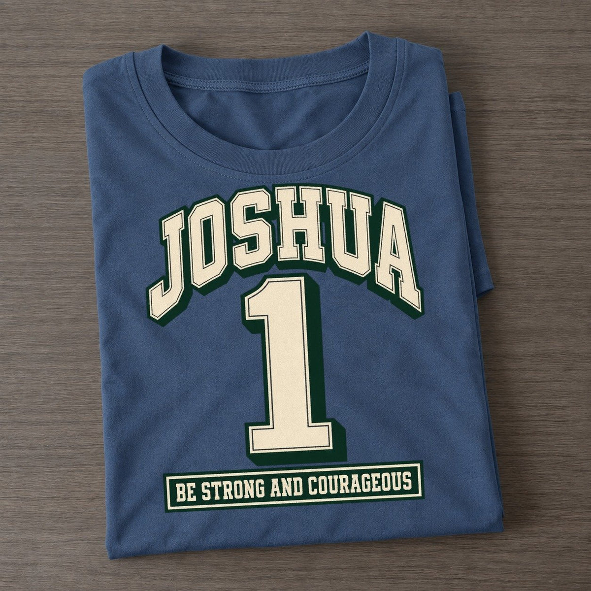 Joshua 1 Varsity Chapel Varsity Classic T-shirt – Twilight Navy