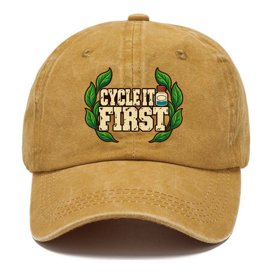 Cycle It First Aquarium Keeping Classic Cap – Golden Harvest