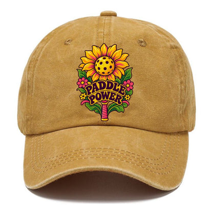 Sunflower Paddle Power Pickleball Life Classic Cap – Golden Harvest