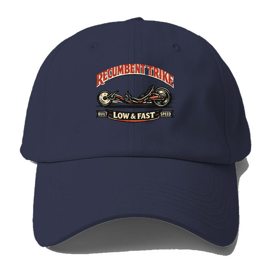 Recumbent Trike Baseball Cap – Twilight Navy